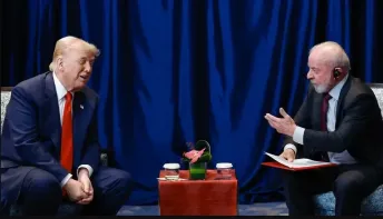 Trump elogia reunião, não garante acordo e cita os 80 anos de Lula hoje