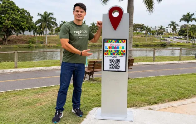 Turismo instala placas com QR Code para facilitar acesso aos destinos e empreendimentos de Linhares