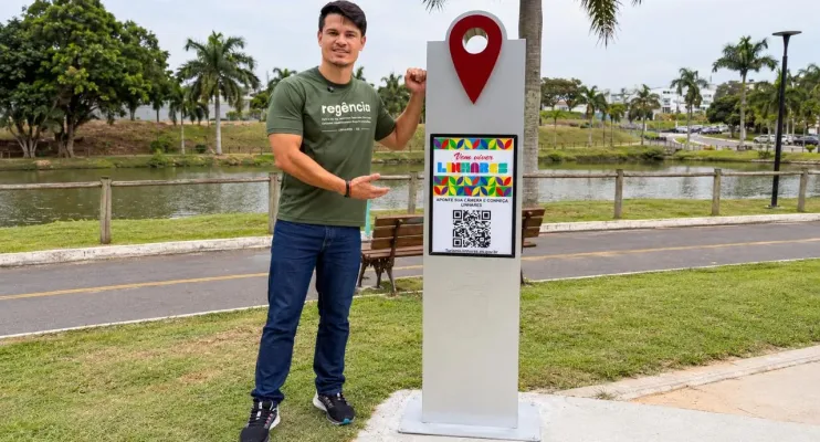 Turismo instala placas com QR Code para facilitar acesso aos destinos e empreendimentos de Linhares