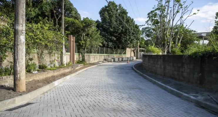 Urbanização de avenida em Morro da Lagoa está com 80% de obra concluída
