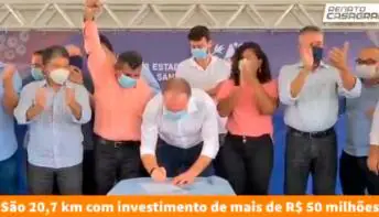 Veja em vídeo como foi o tour do Governador Renato Casagrande com o prefeito Bruno Araújo em Pedro Canário