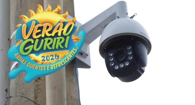 Verão 2026 em Guriri terá câmeras inteligentes e reforço policial
