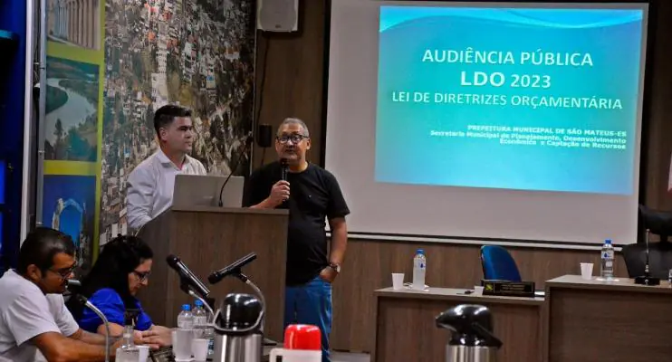 Vereadores prestigiam audiência pública sobre LDO para 2023