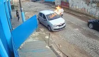 Homem ameaçou marido de colega de trabalho um dia antes de queimá-lo vivo